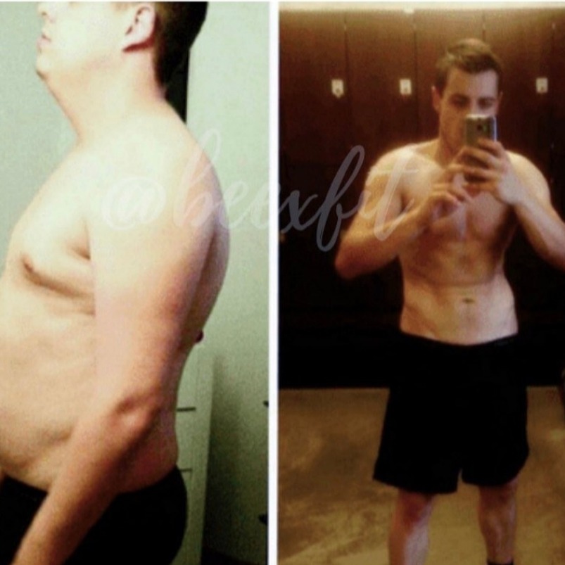 Transformation avant / après d’un membre Beexfit